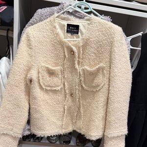 Finn Rabbit Women's Cream Teddy Jacket